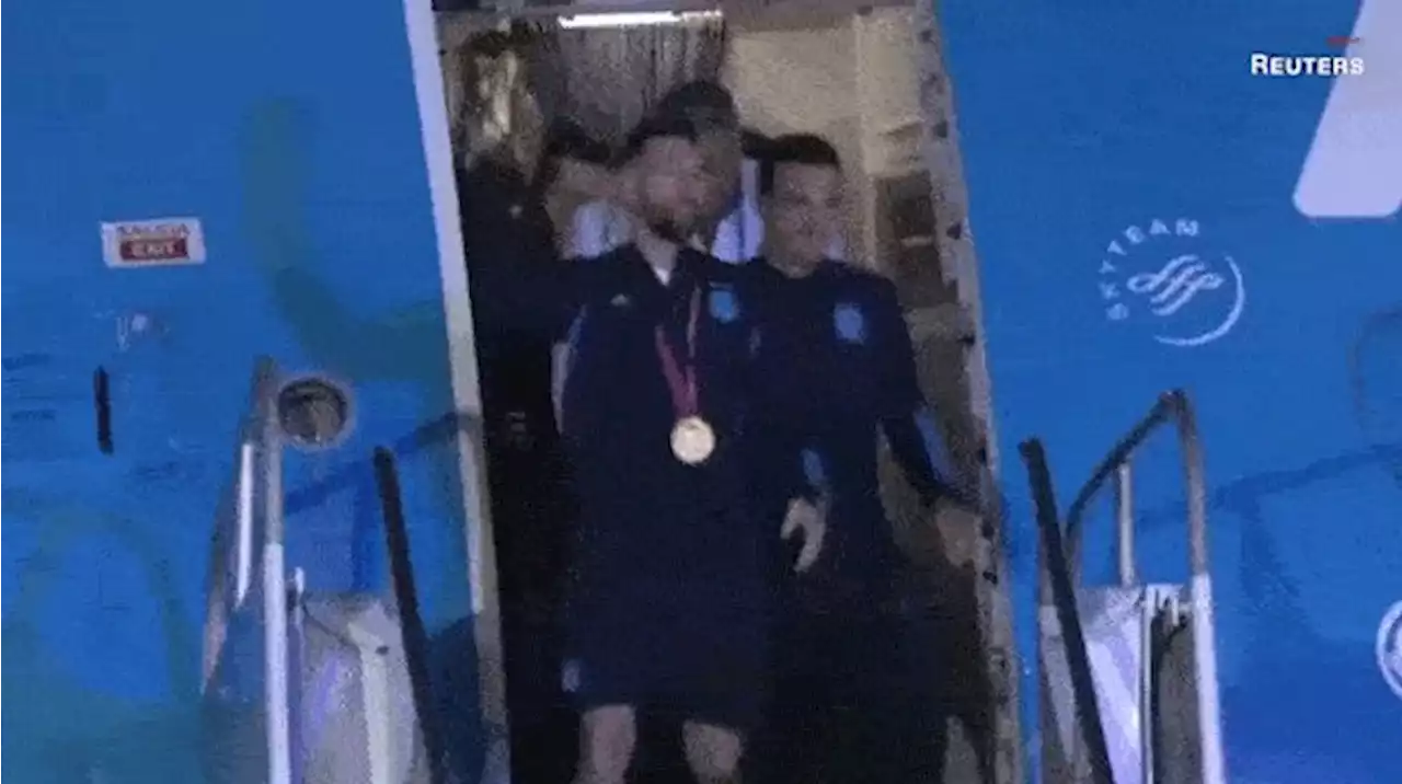 La selección nacional de Argentina llega a Buenos Aires y celebrará con los hinchas