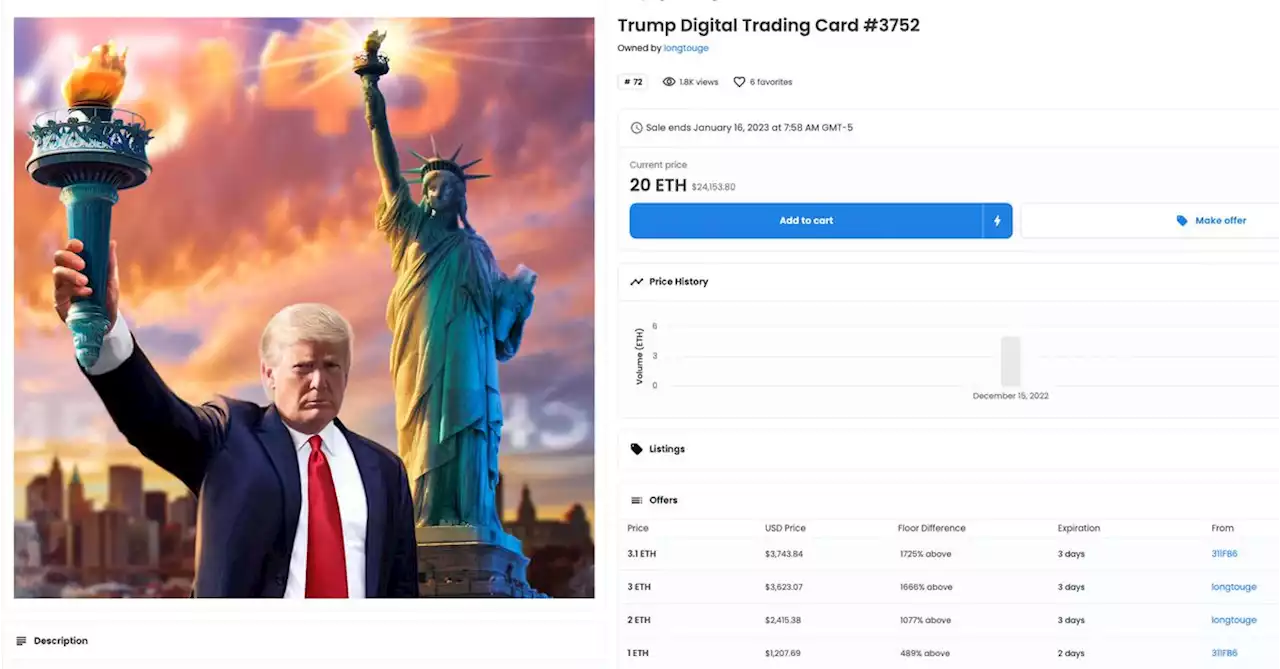 Crypto Twitter Delves Into Strange, Sloppy Side of Trump’s NFT Collection