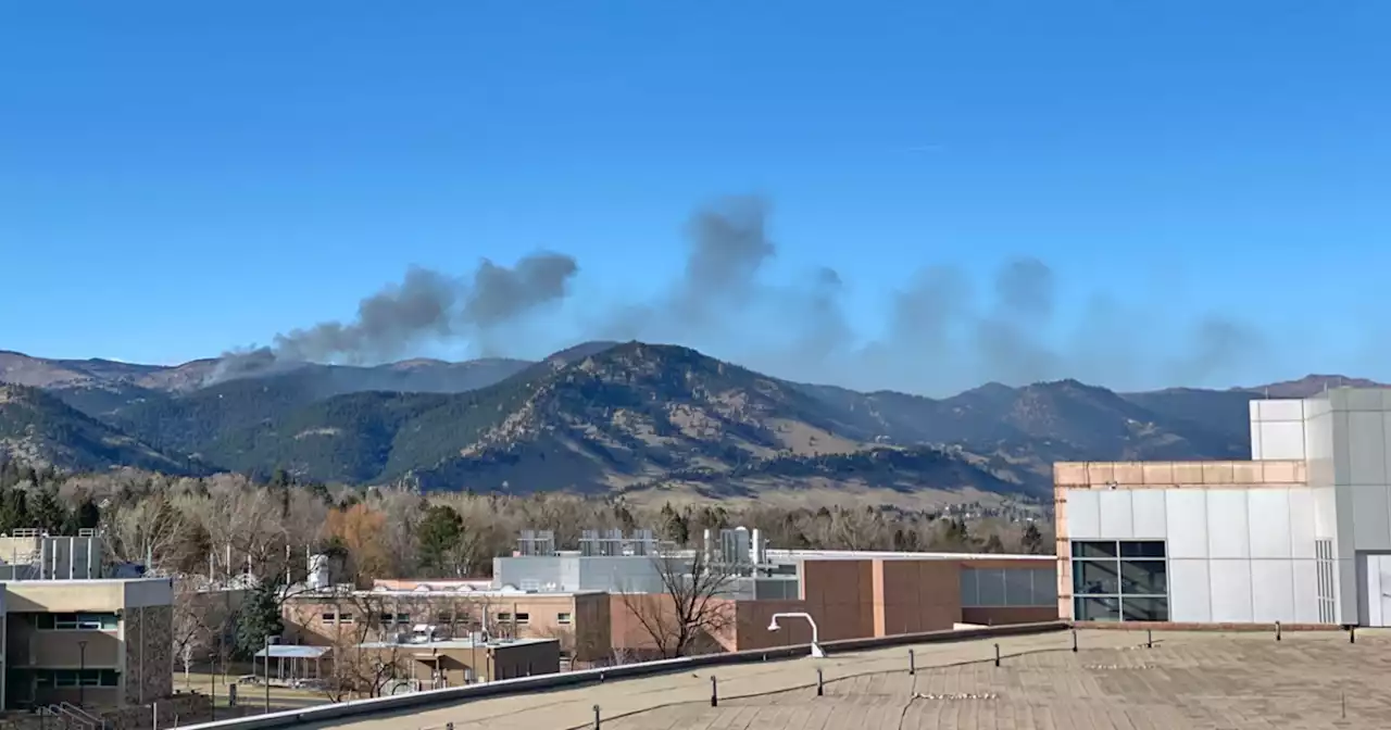 Evacuations issued in Boulder County fire