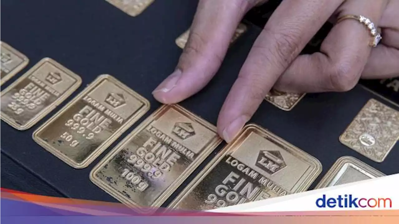 Harga Emas Antam Hari Ini Turun Tipis Jadi Rp 1.004.000 Per Gram