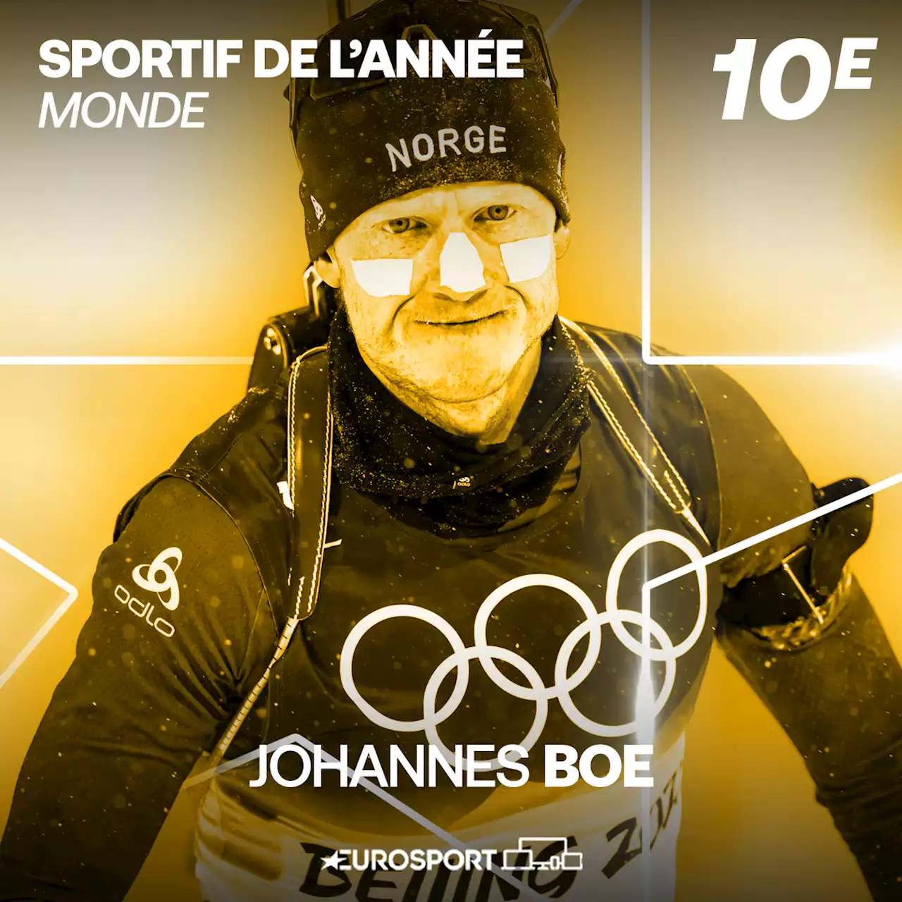 Athlètes de l'année 2022 - Johannes Boe à la 10e place