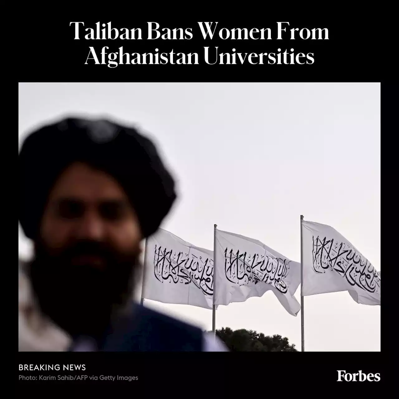 Taliban Bans Women From Afghanistan Universities