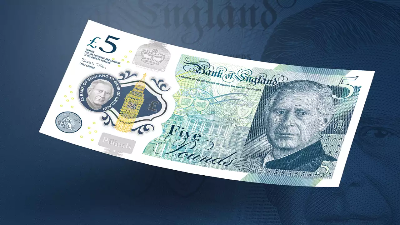 First images emerge of British banknotes featuring King Charles III