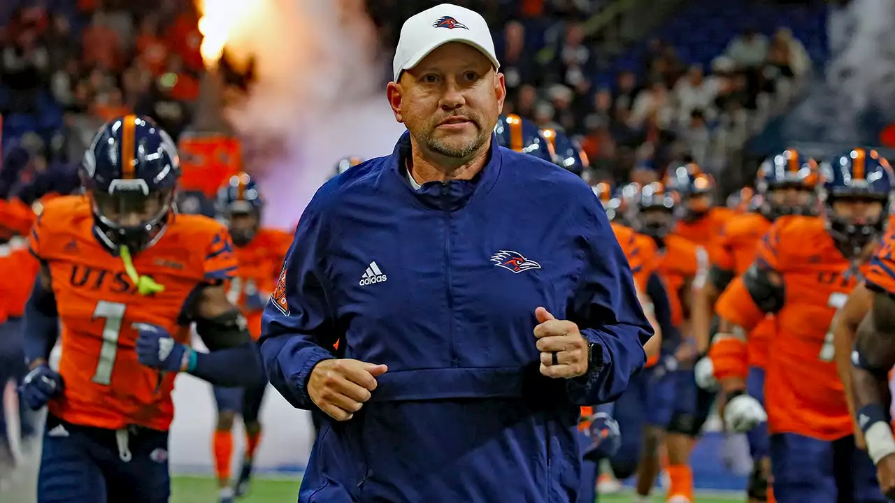 UTSA football coach alleges top schools are trying to 'poach' talent