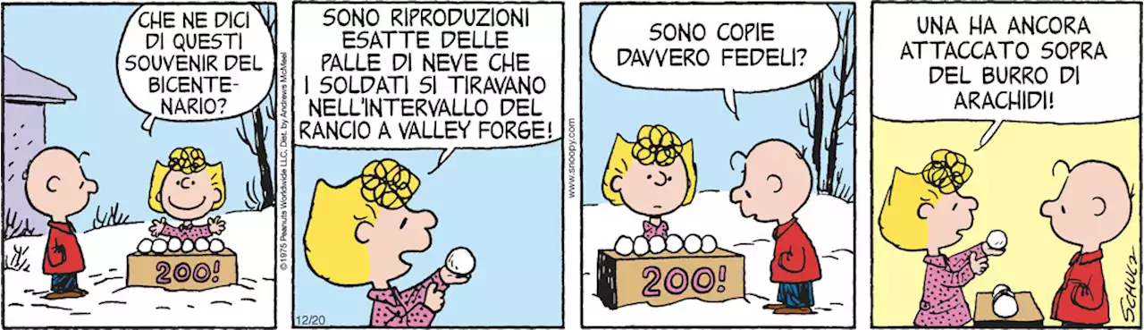 Peanuts 2022 dicembre 20 - Il Post