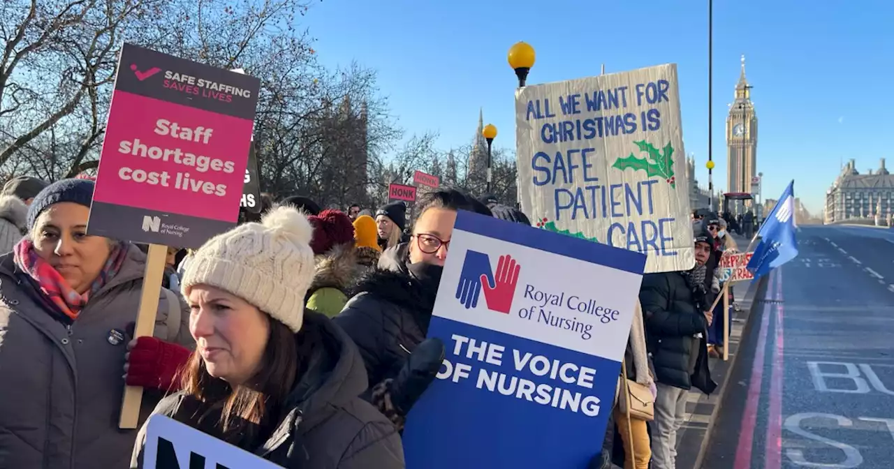 Britain is seeing a wave of strikes as nurses, postal workers and others walk out