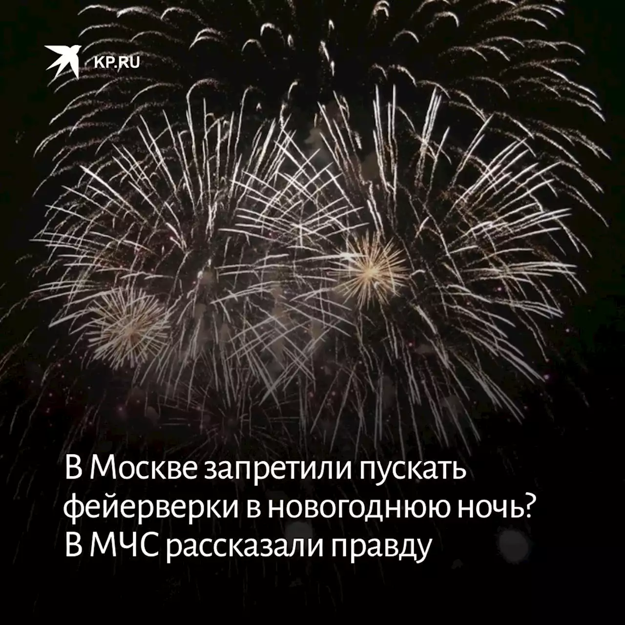 В Москве запретили пускать фейерверки в новогоднюю ночь? В МЧС рассказали правду