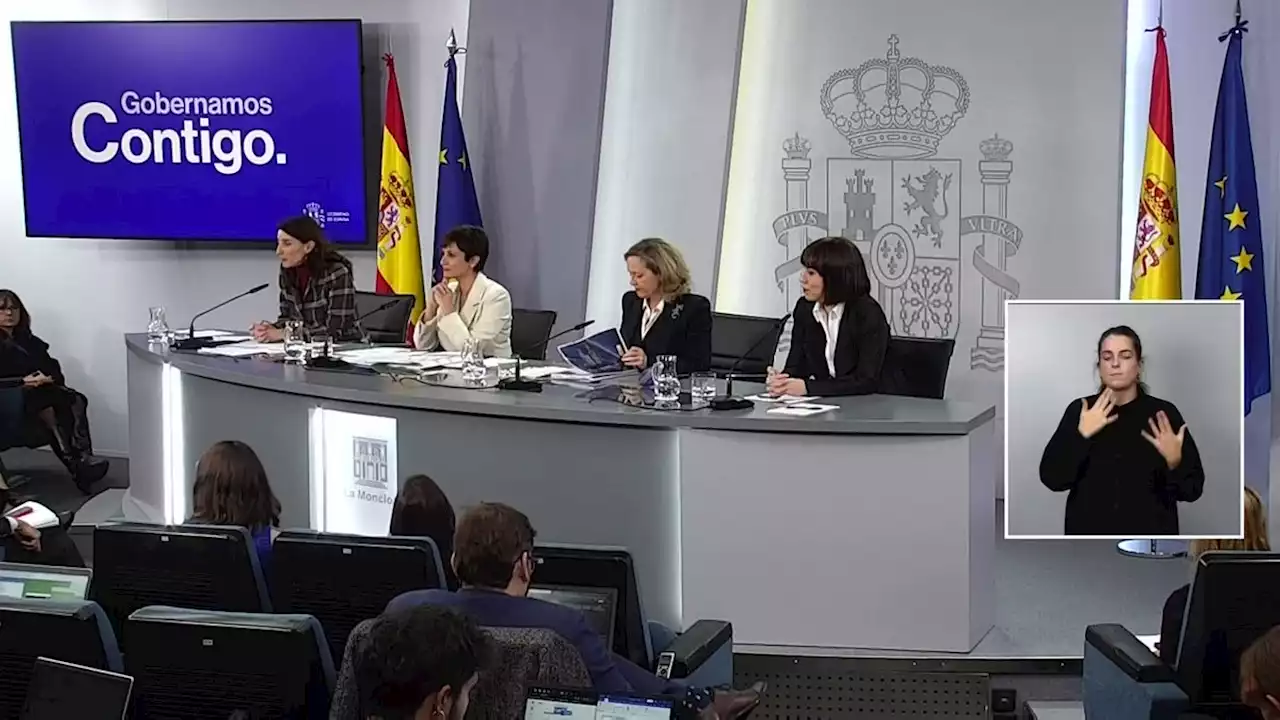 Rueda de prensa tras el Consejo de Ministros, en directo