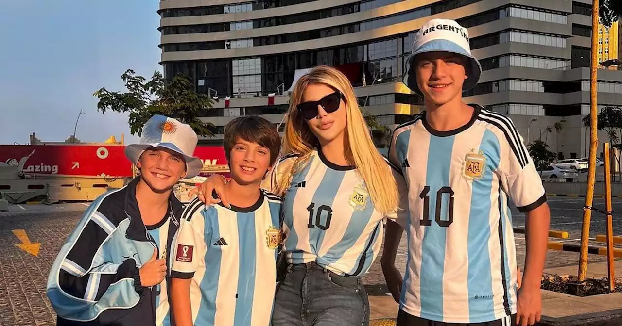 Wanda Nara compartió un video de su viaje a la final del Mundial junto a sus hijos | Mirá | La Voz del Interior