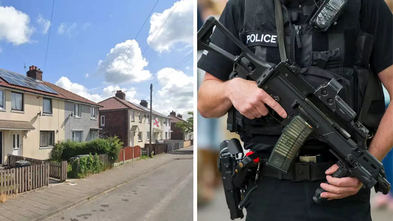 Police shoot man dead following tense standoff after he 'threatened people with a knife'