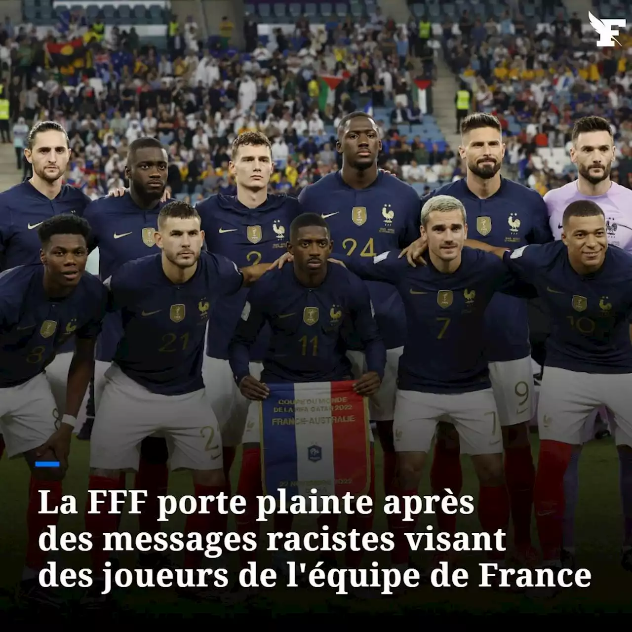 Équipe de France : la FFF va porter plainte après des messages racistes visant des joueurs