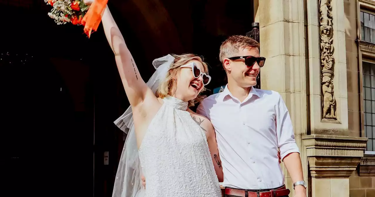 Savvy Leeds bride got married in trainers and spent just £491 on wedding