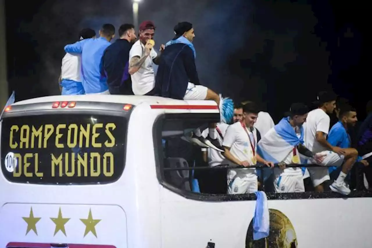 Les champions du monde argentins sont arrivés à Buenos Aires