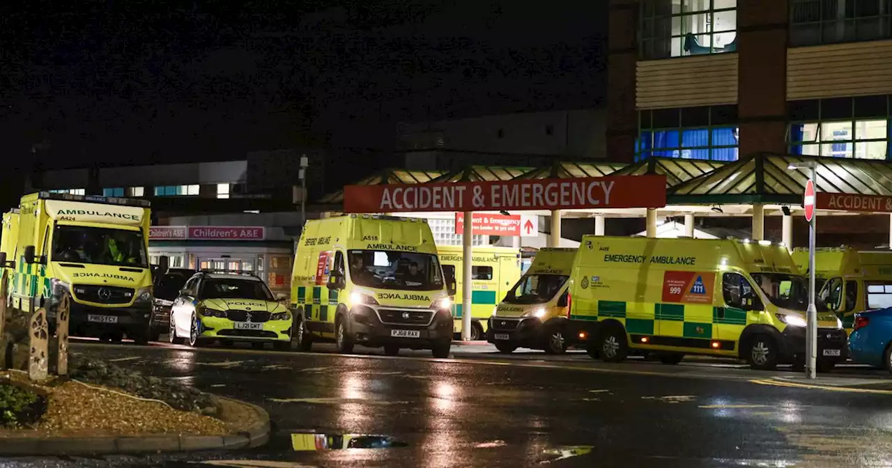 Seven ambulances outside Bolton A&E as trust warns of 'extremely long waits'