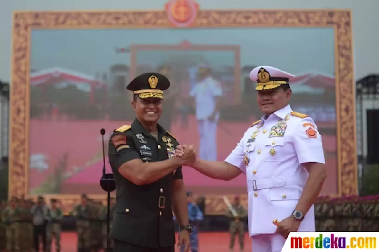 Foto : Momen Sertijab Panglima TNI kepada Laksamana Yudo Margono | merdeka.com