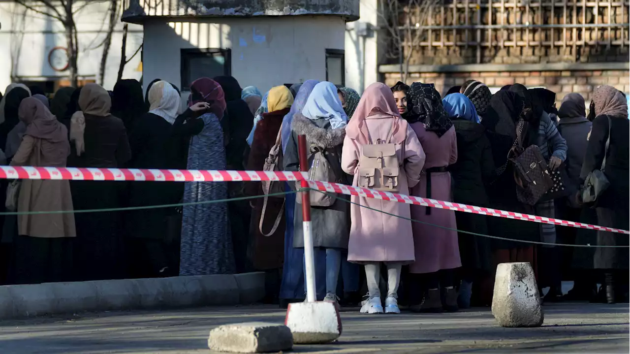 Taliban bans Afghan women from attending universities