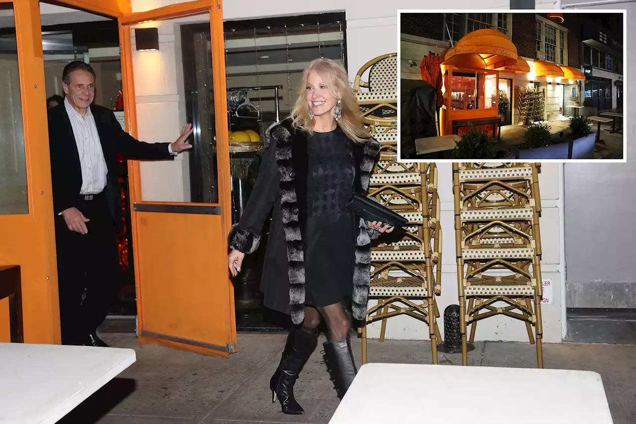 Andrew Cuomo and Kellyanne Conway dine together on Upper East Side