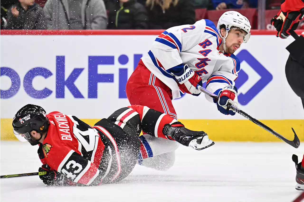 Rangers’ Filip Chytil speaks out about ‘cheap’ hit from Blackhawks’ Sam Lafferty