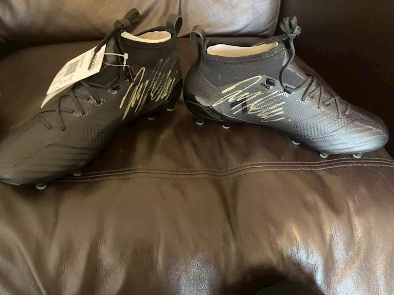 Help two great charities for a chance to win Dicks' signed boots