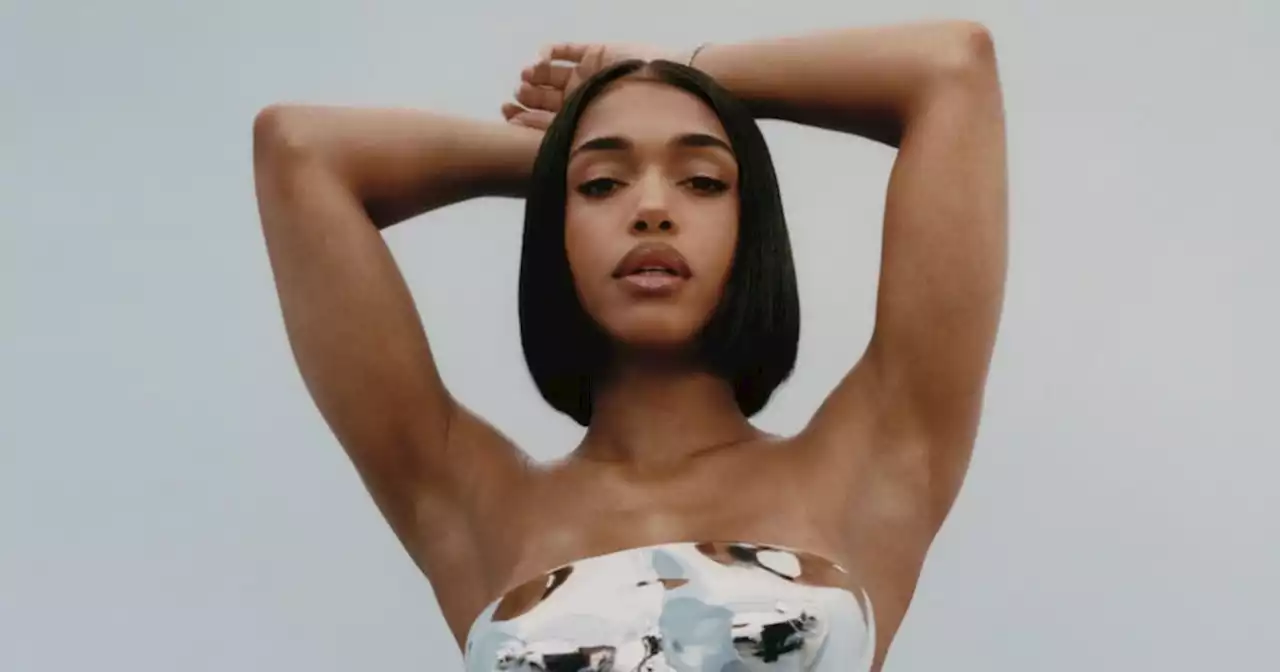 Lori Harvey's Metal Breastplate Appears to Be Floating Across Her Chest