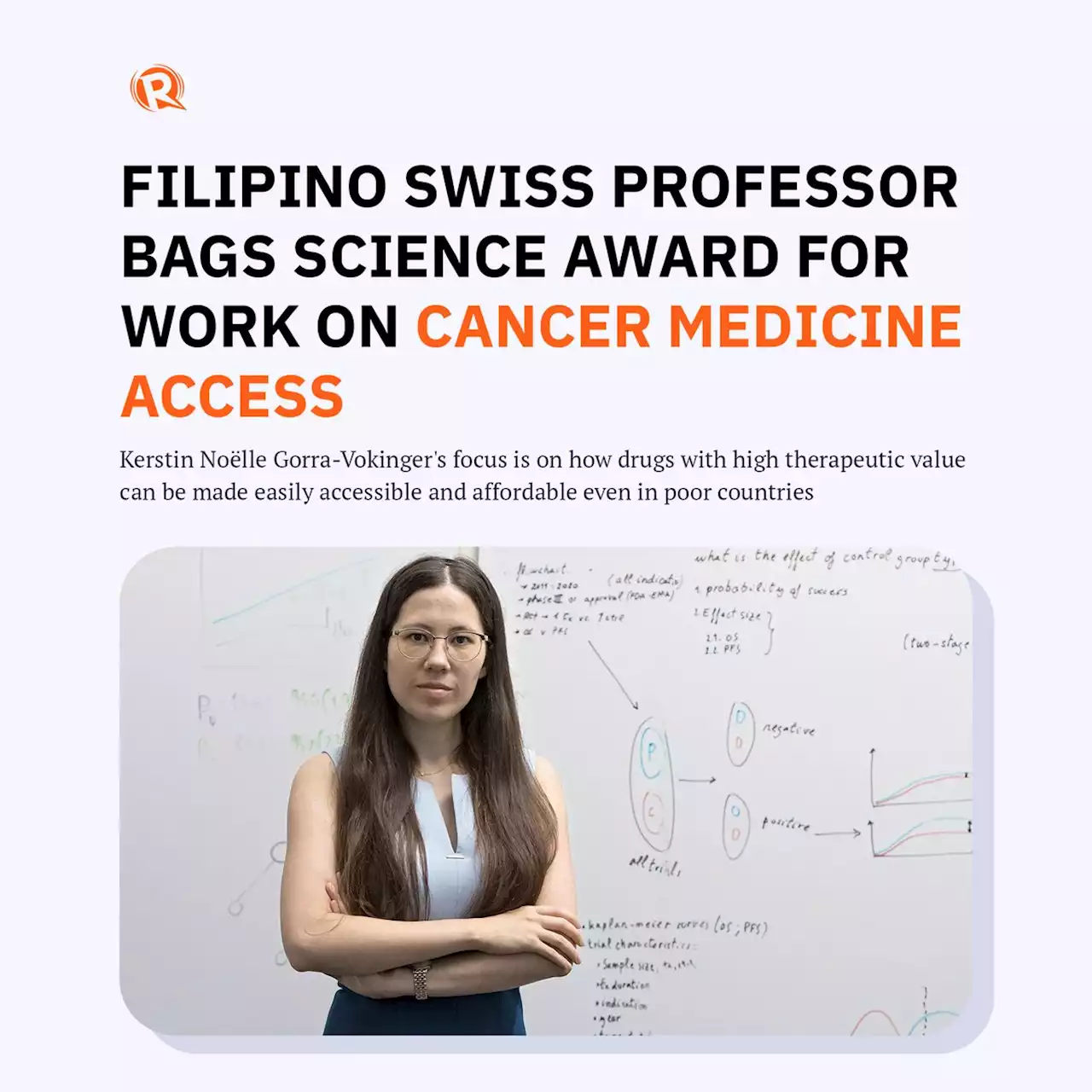 Filipino Swiss professor bags science award for work on cancer medicine access