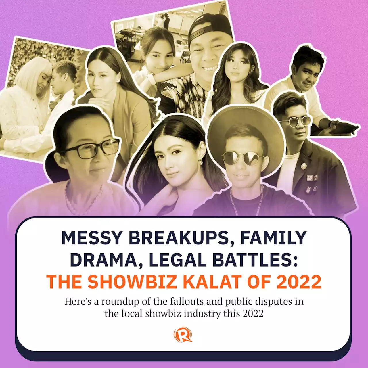 Messy breakups, family drama, legal battles: The showbiz kalat of 2022