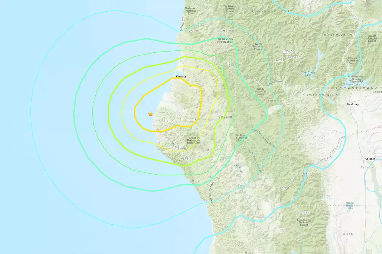 6.4 magnitude quake strikes far Northern California near Ferndale