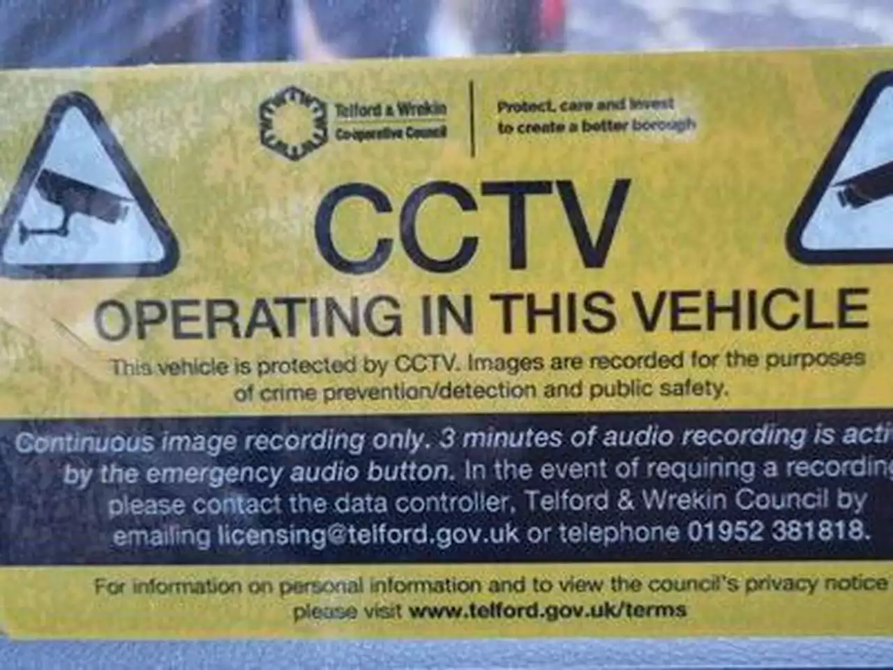 CCTV in taxis to be trialled in Telford and Wrekin in bid to improve safety