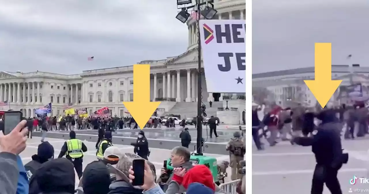 Did Video Show Capitol Police Waving in Rioters on Jan. 6?