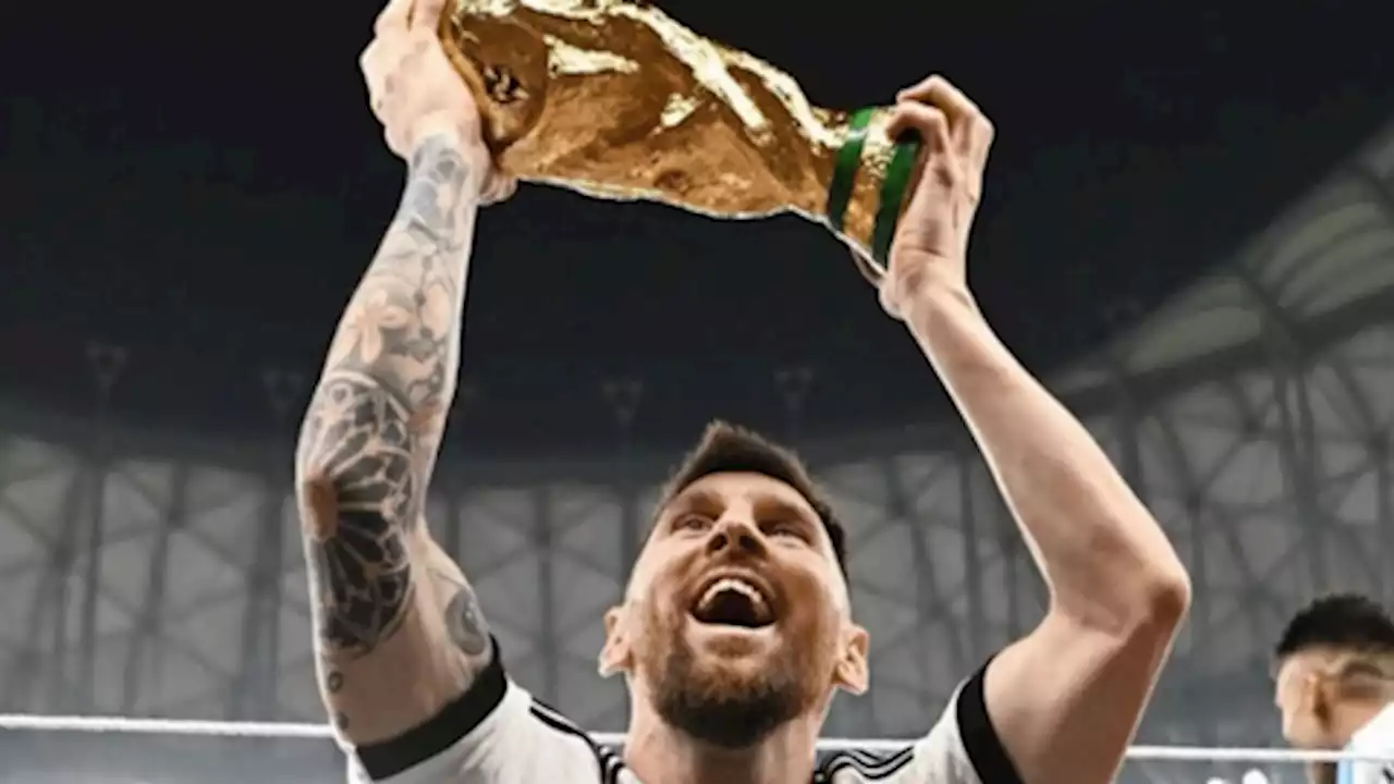 Messi's photo with World Cup trophy most-liked Instagram post in history