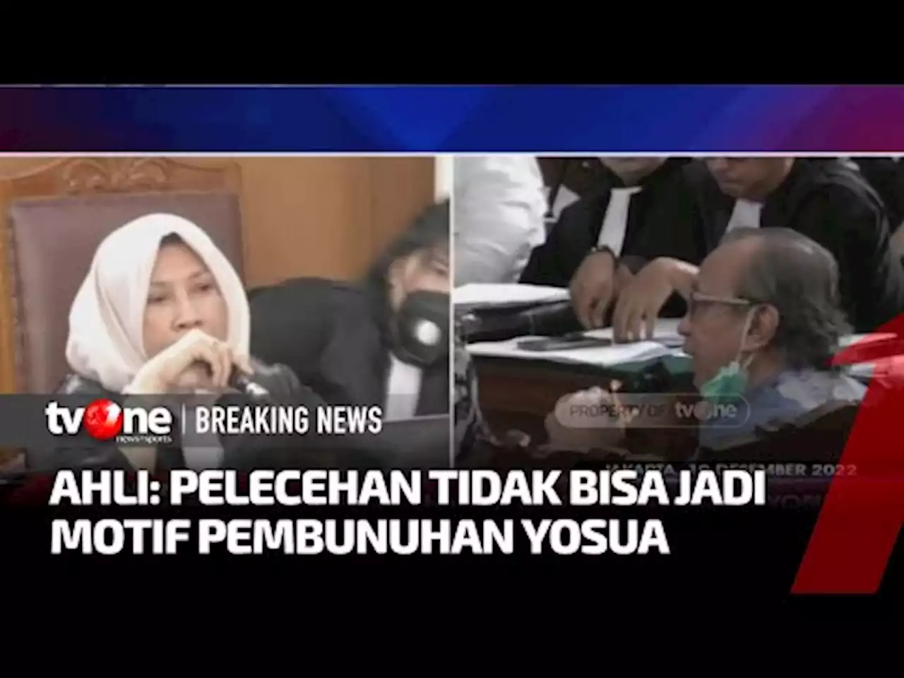 Saksi Ahli Kriminologi: Pelecehan Hanya Klaim Sepihak Putri Candrawathi - tvOne