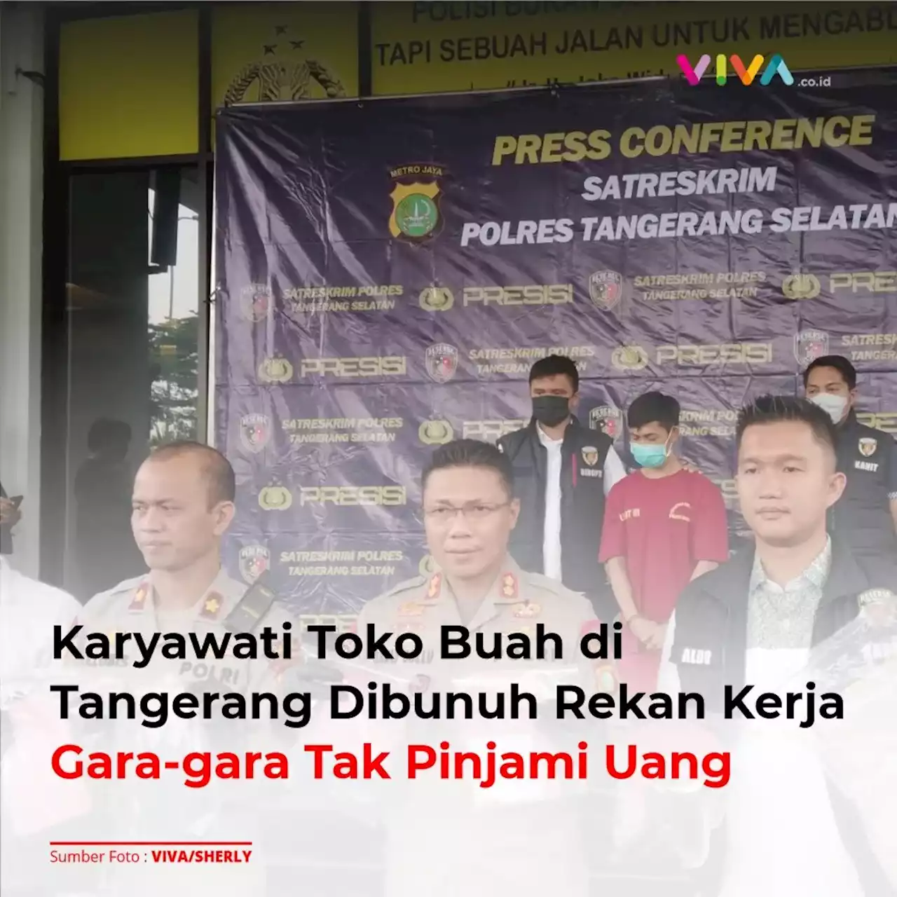 Karyawati Toko Buah di Tangerang Dibunuh Rekan Kerja Gara-gara Tak Pinjami Uang