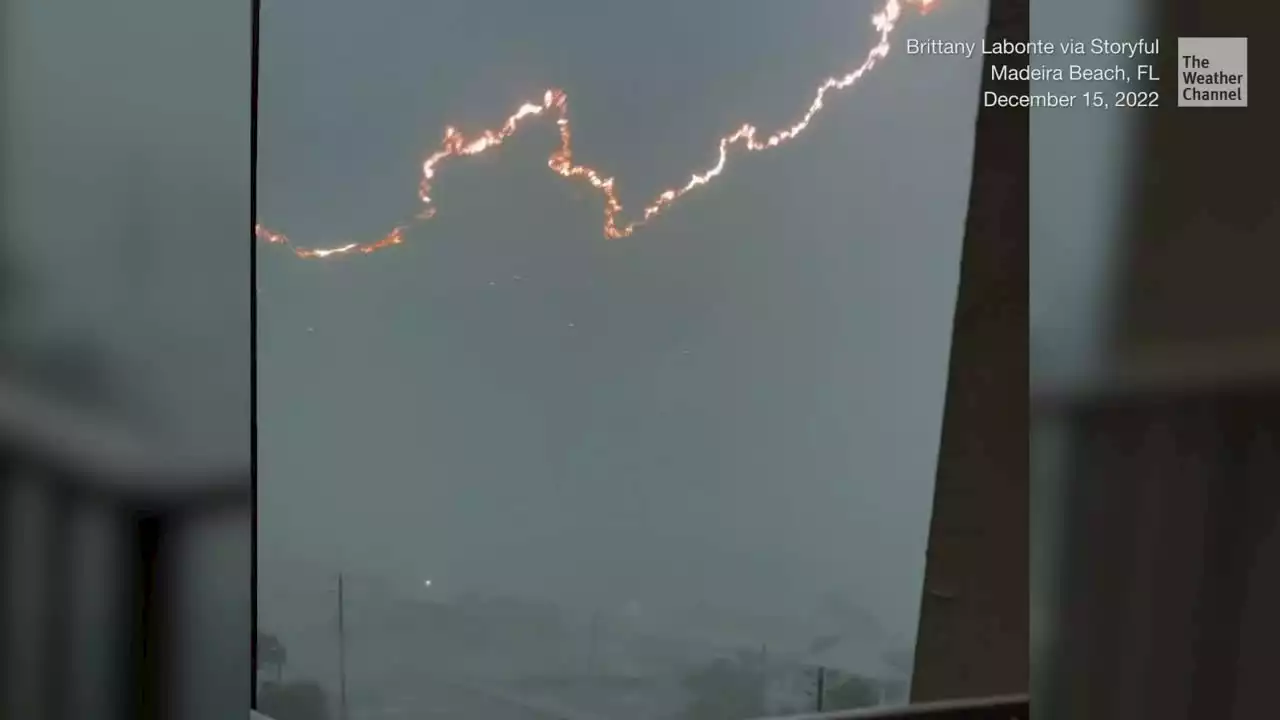 Camera Captures Huge Streak Of Lightning in Florida - Videos from The Weather Channel