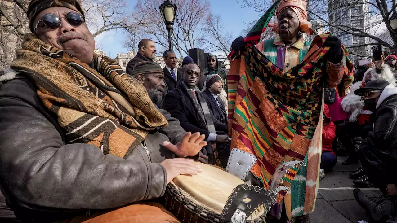 Central Park entry gate commemorates the 'Exonerated Five'