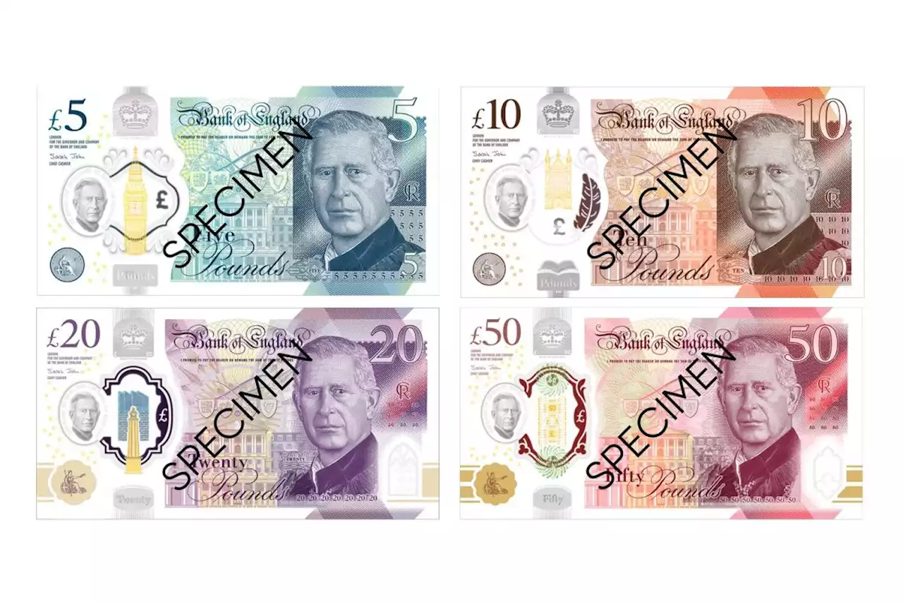 King Charles III Banknote Designs Revealed by Bank of England