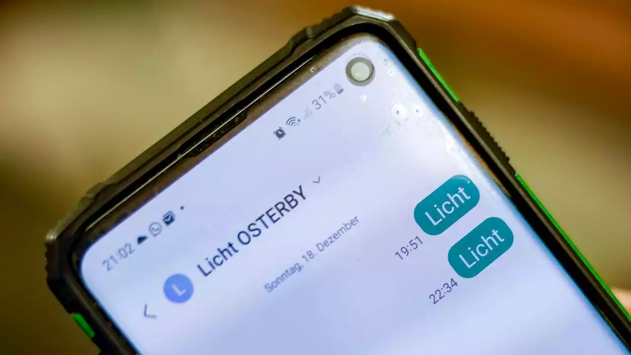 Energiesparen in Osterby: Straßenlaternen per SMS anschalten