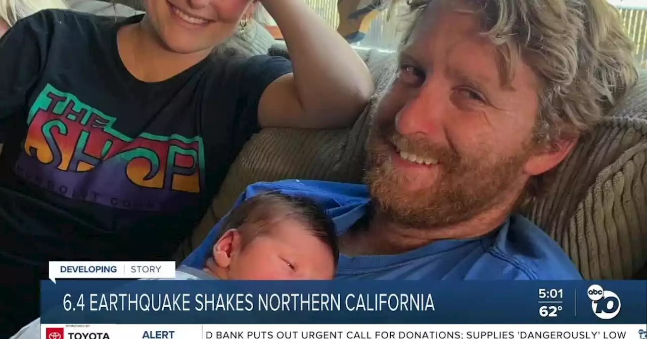 San Diego mom relieved after son's safety in Northern California earthquake