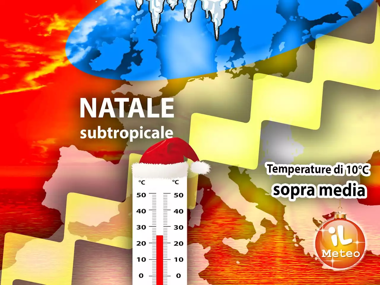 Natale subtropicale in Italia, attese temperature 10°C oltre media