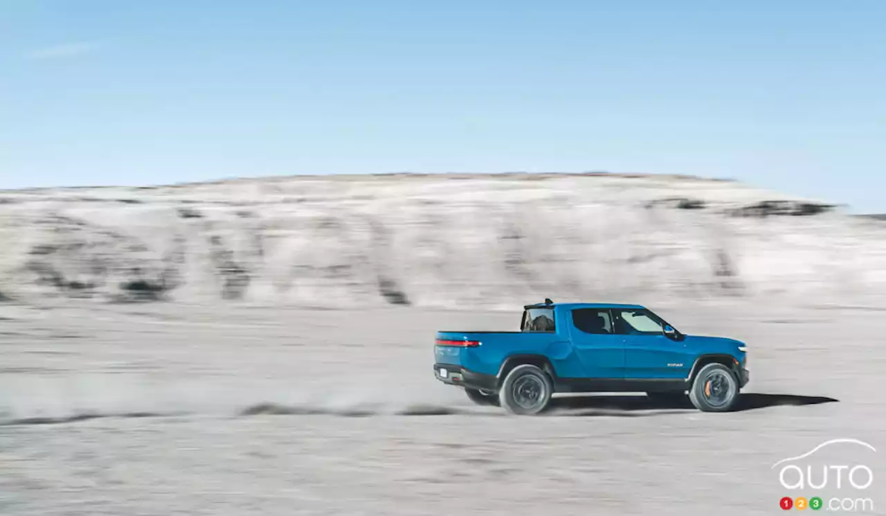 Rivian offre un mode neige… par la voie des airs! | Actualités automobile | Auto123