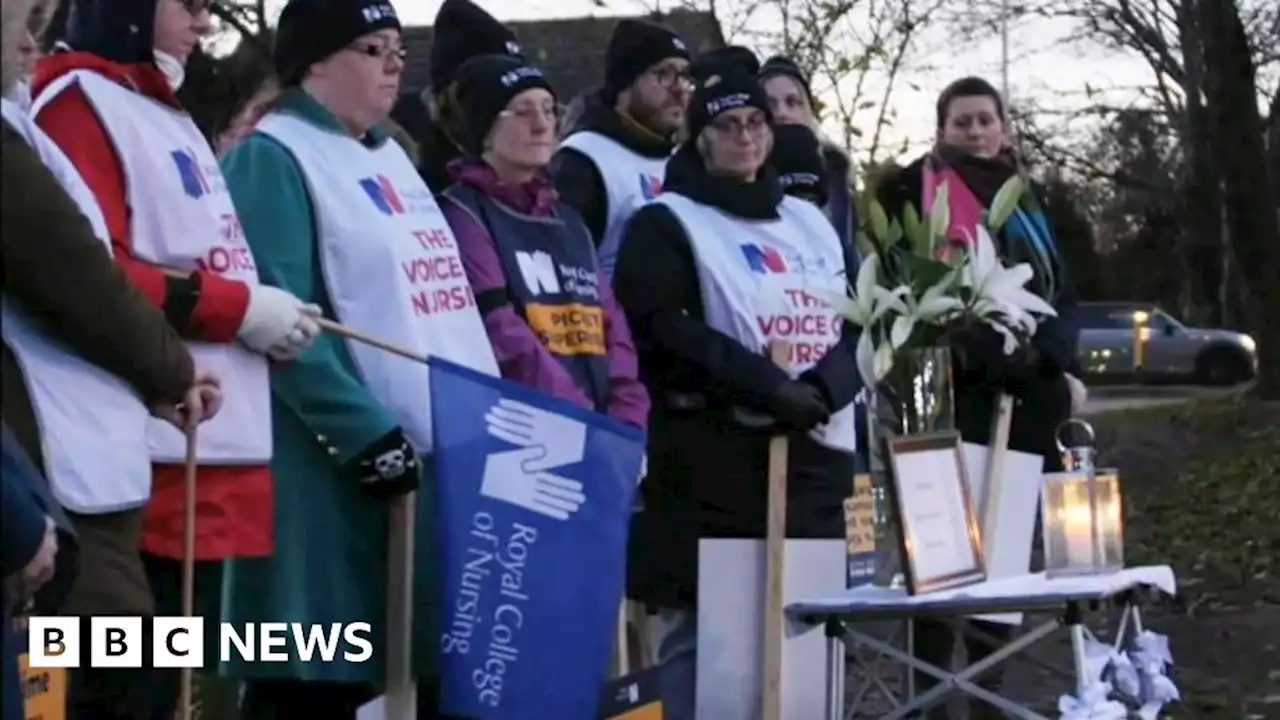 Kettering hospital nurses hold vigil for mother and two children