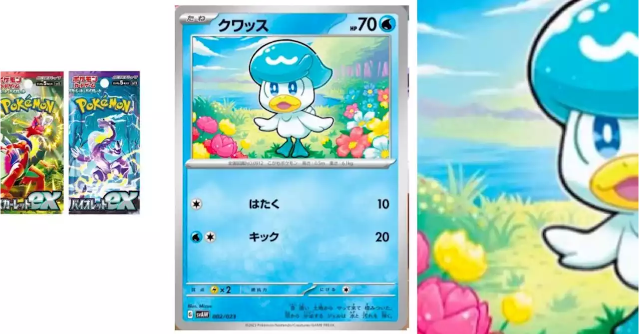 Pokémon TCG Japan: Scarlet & Violet Ex Preview: Quaxly