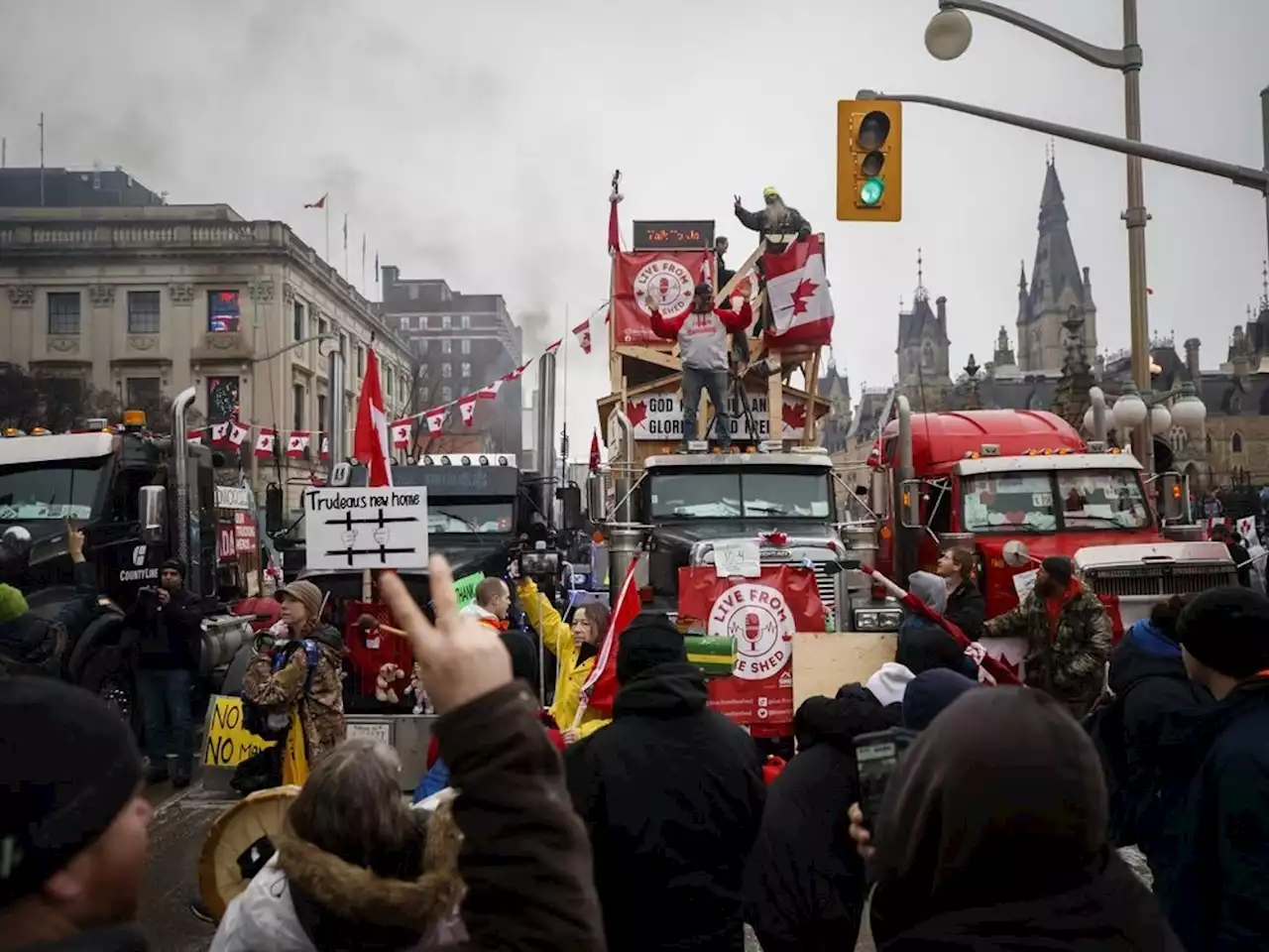 'Freedom Convoy' protesters voted Canadian Press Newsmaker of Year