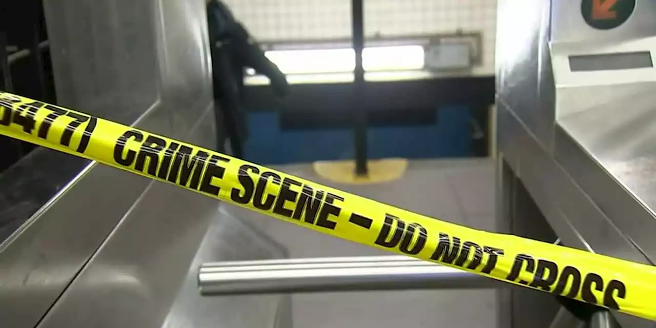 Subway train hits 2 people, leaving gruesome scene behind