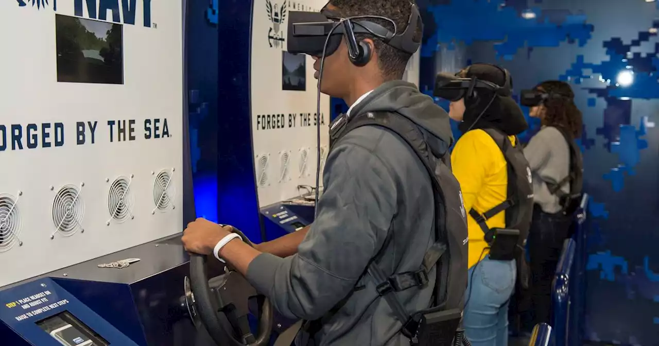 U.S. Navy showcases SEAL VR experience at Armed Forces Bowl