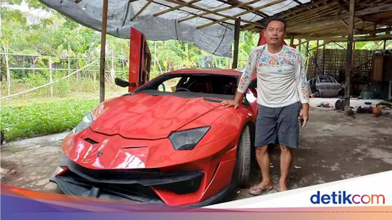 Mengintip Dapur Pacu 'Lamborghini Aventador' Bikinan Warga Sukoharjo