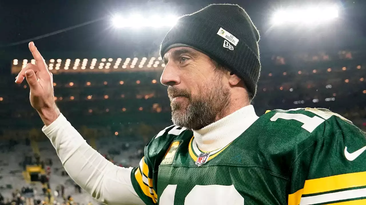 Aaron Rodgers on keeping playoff hopes alive following win over Rams: ‘Got two in the bag’