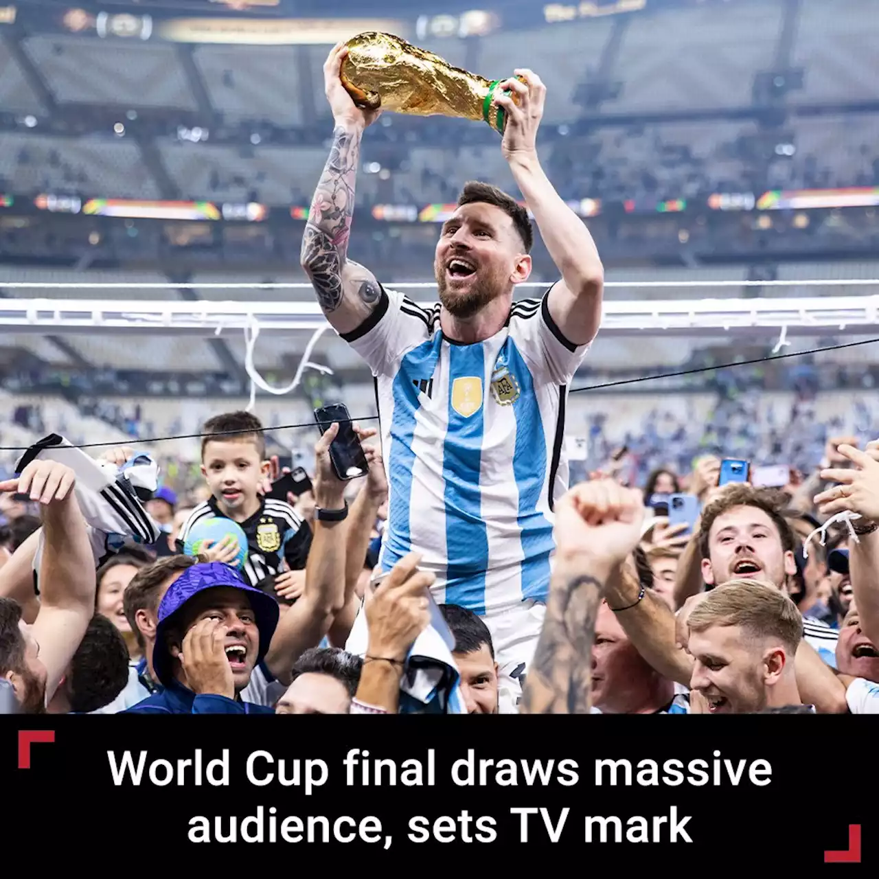 World Cup final draws massive audience, sets TV mark