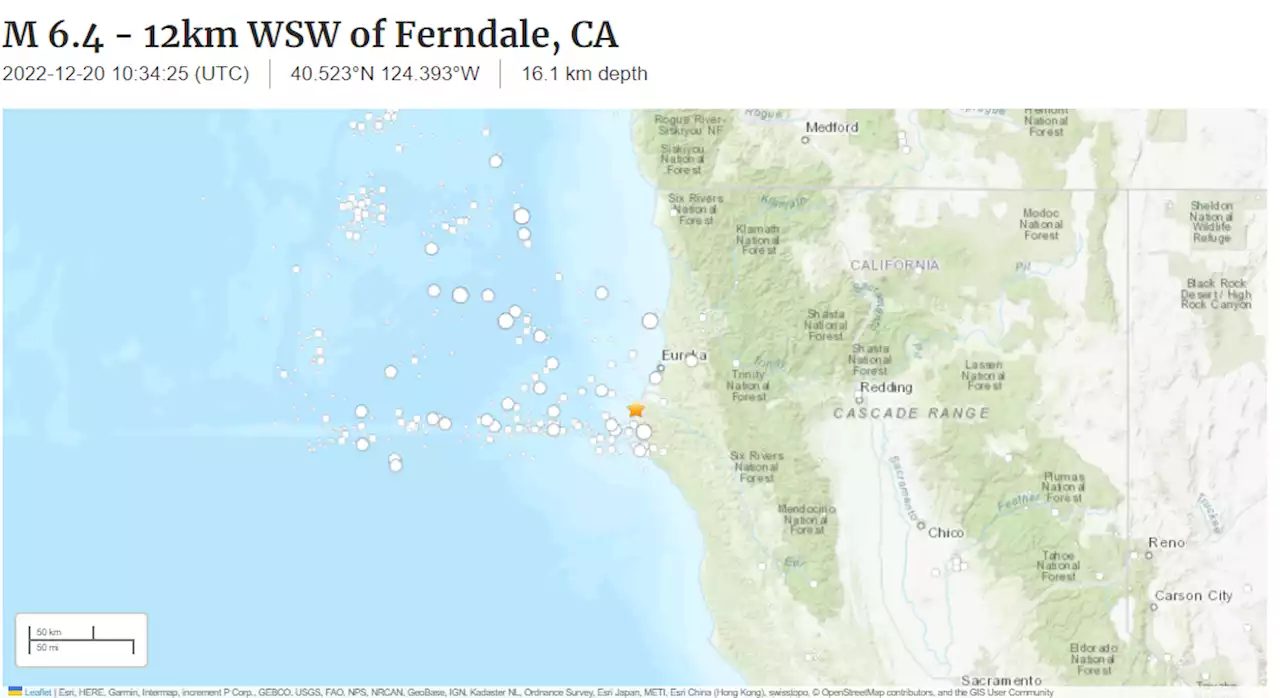 Two dead after powerful quake hits California