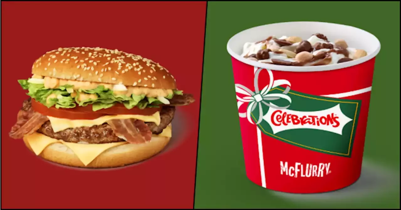 McDonald's Christmas menu is BACK! Here's the full festive lineup for