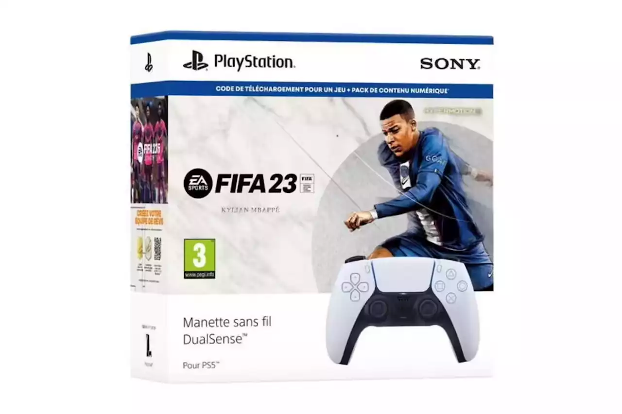 Le Pack FIFA 23 avec manette DualSense PS5 à prix fou aujourd'hui